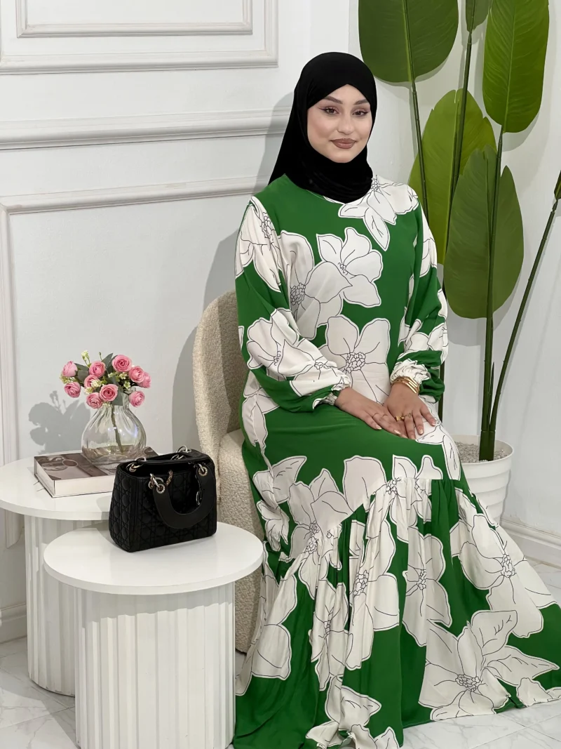 🌸 روب حجاب زهور 🌸 - Image 7